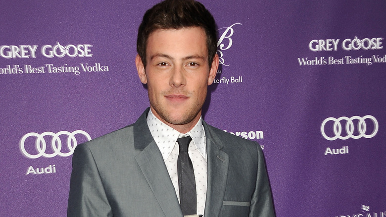 Cory Monteith on red carpet