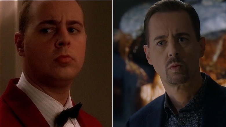 A split image of Sean Murray