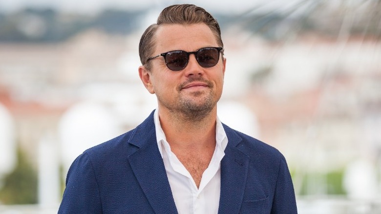 Leonardo DiCaprio wearing sunglasses