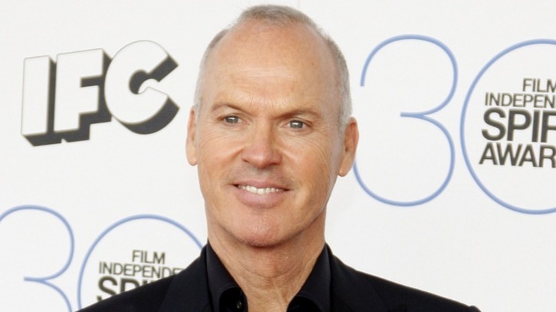 Michael Keaton on red carpet 
