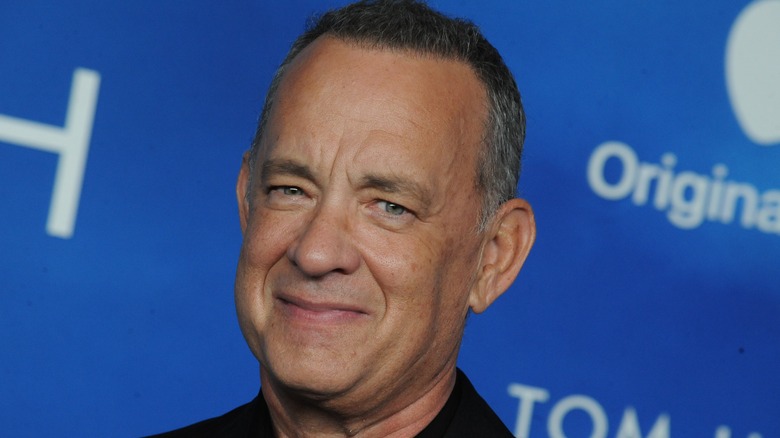 Tom Hanks smiles