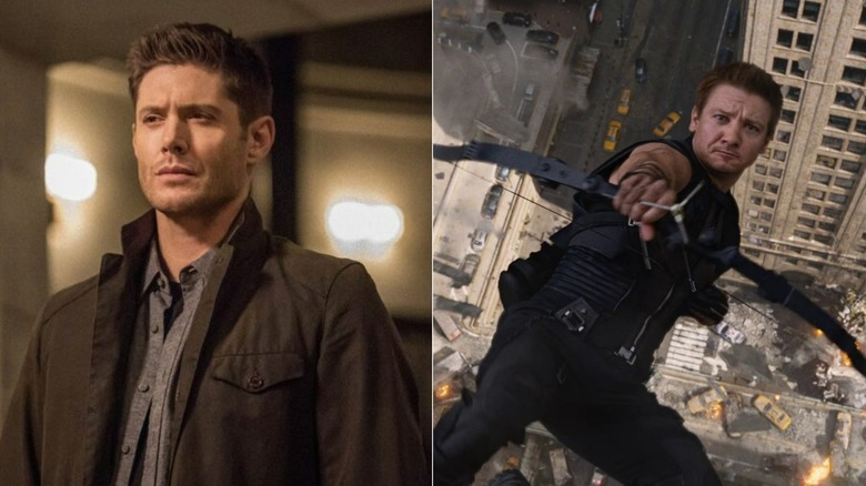 Jensen Ackles looks ahead, Jeremey Renner fires arrow