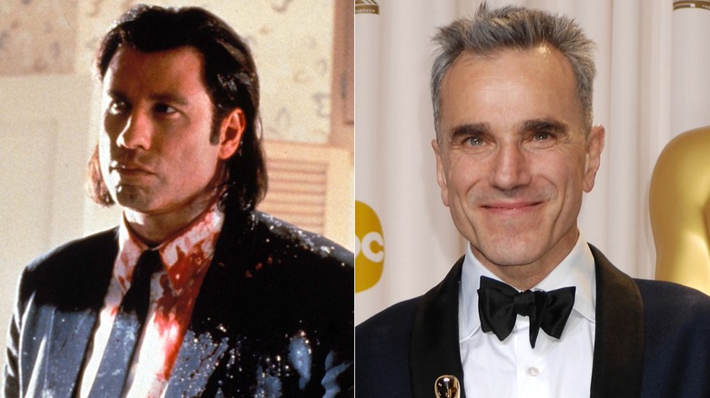 Travolta covered in blood as Vega; Day-Lewis at the Oscars