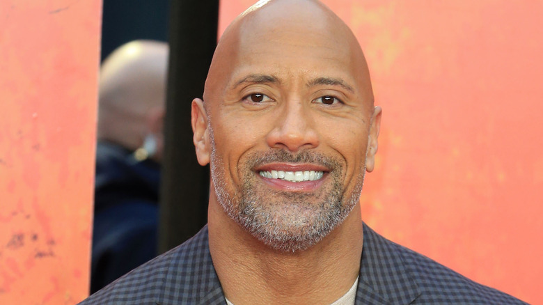 The Rock at a red carpet event