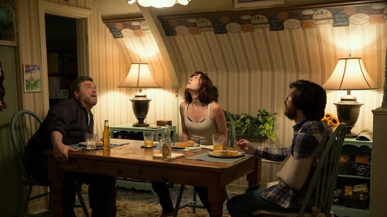 Bunker residents look up in 10 Cloverfield Lane