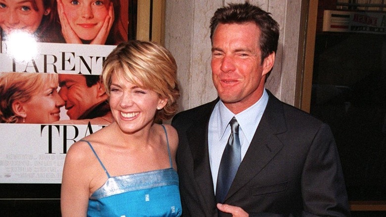 Dennis Quaid and Natasha Richardson at movies