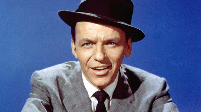 Frank Sinatra wearing hat