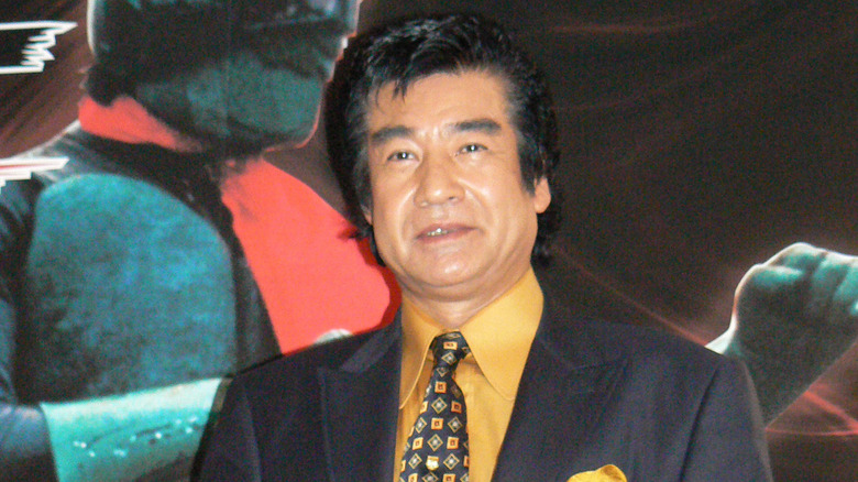 Hiroshi Fujioka at Kamen Rider event