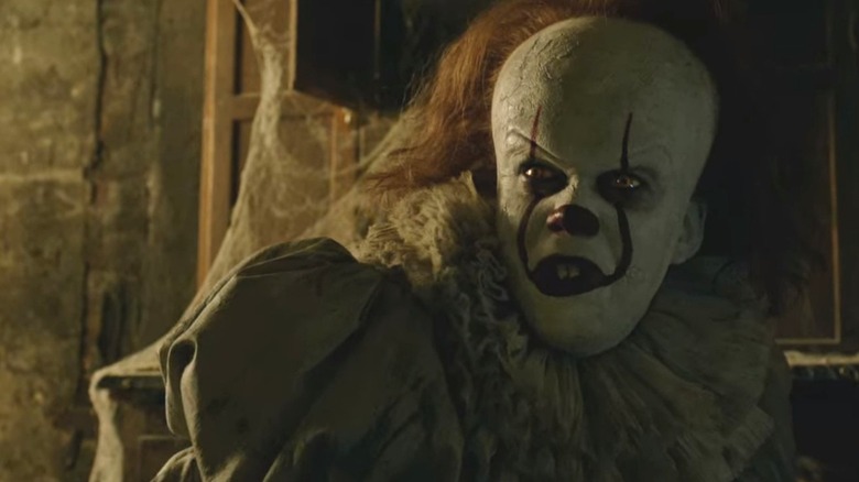 Pennywise sneering