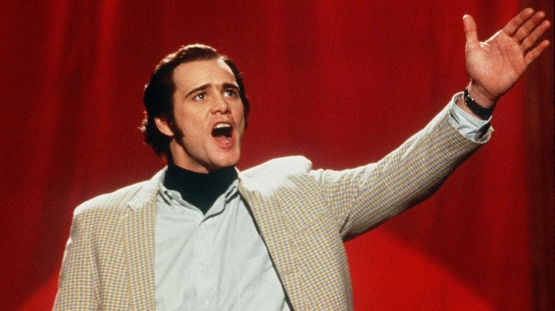 Andy Kaufman performing onstage 