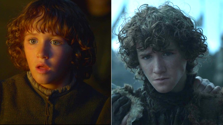 Rickon older and younger