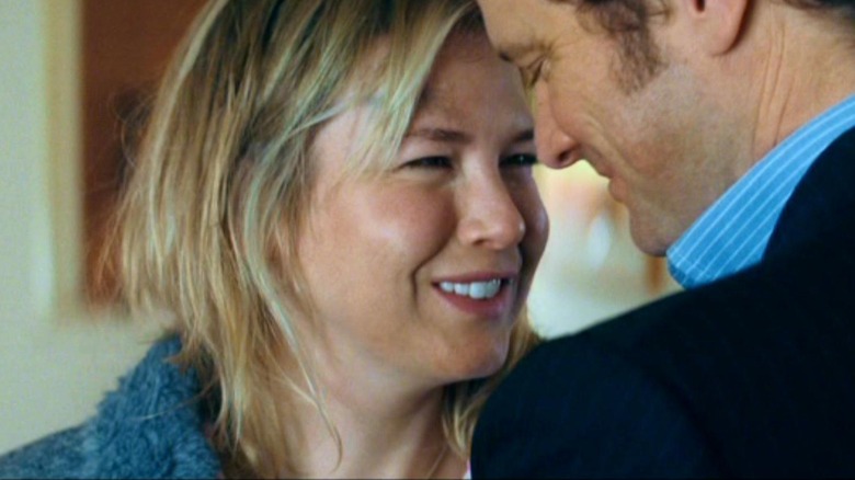 Rene Zellweger and Colin Firth smiling