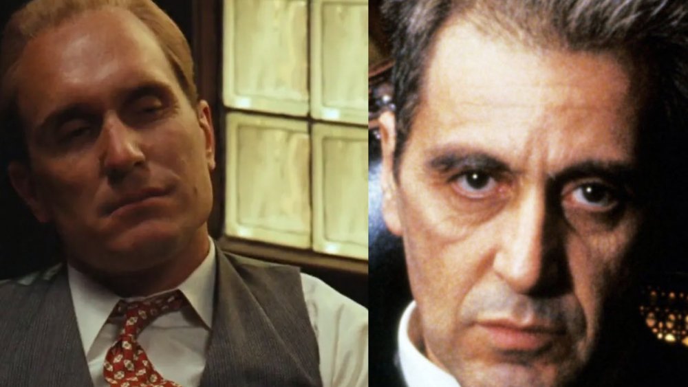 Robert Duvall in The Godfather, Al Pacino in The Godfather: Part III