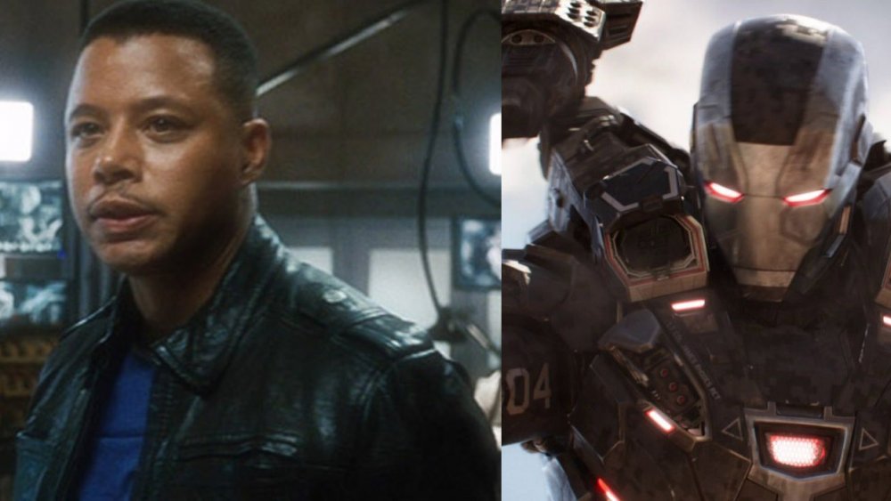 Terrence Howard in Iron Man, War Machine (Don Cheadle) in Avengers: Infinity War