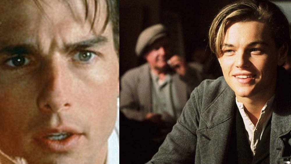 Tom Cruise in Jerry Maguire, Leonardo DiCaprio in Titanic