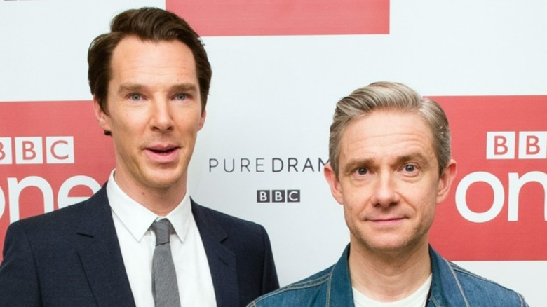 Benedict Cumberbatch and Martin Freeman