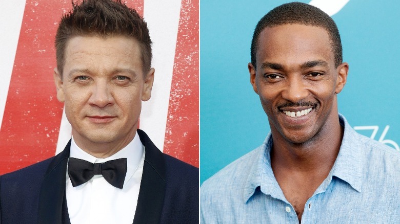 Jeremy Renner and Anthony Mackie