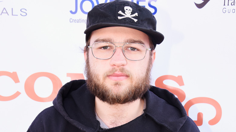 Angus T. Jones at a food benefit in 2016