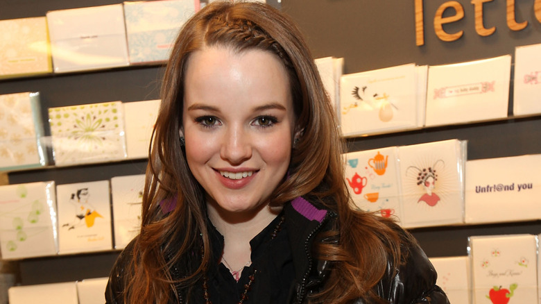 Kay Panabaker smiling at Kari Feinstein's Style Lounge Presented by USANA (2011)