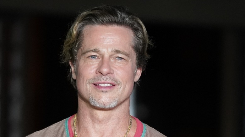 Brad Pitt smiling