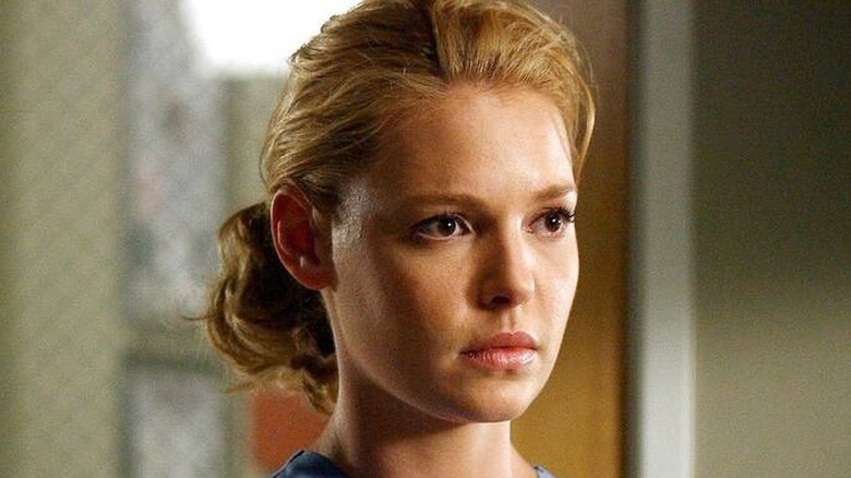 Katherine Heigl wears her hair back