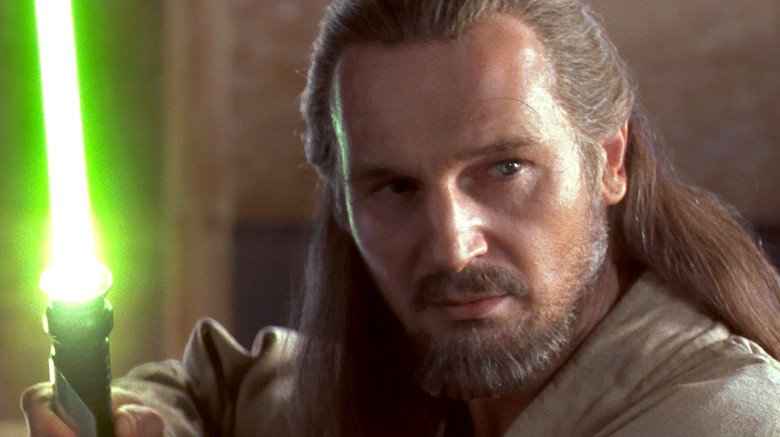 Liam Neeson as Jedi Knight Qui-Gon Jinn in 1999's Star Wars: Episode I - The Phantom Menace