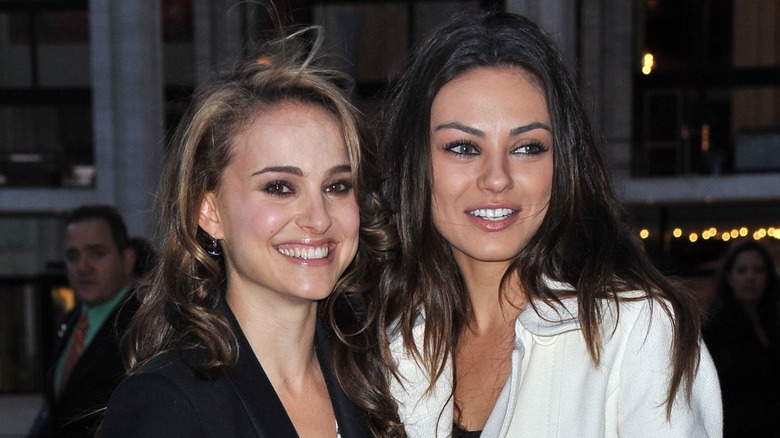 Natalie Portman and Mila Kunis smiling