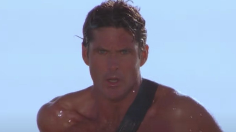 David Hasselhoff runs