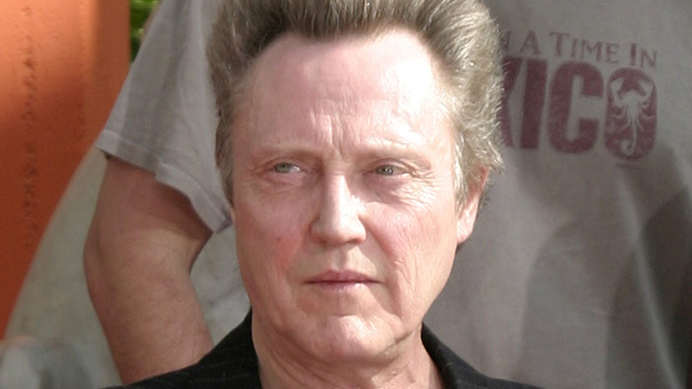 Christopher Walken on the red carpet