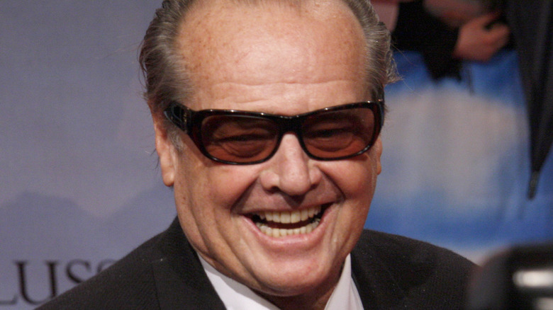 Nicholson smiles