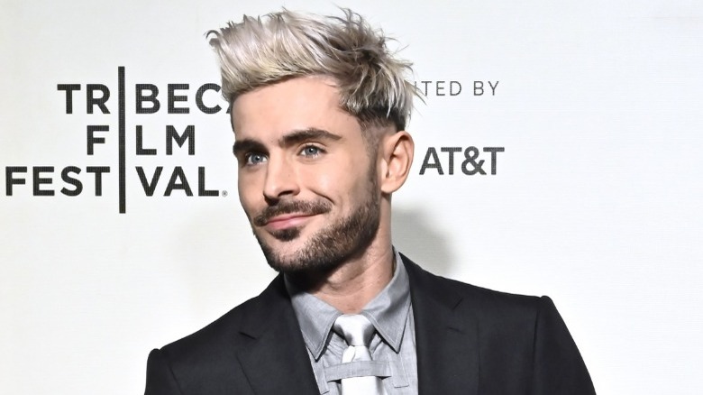 Zac Efron smirks at Tribeca Film Festival