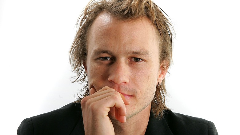 Heath Ledger posing