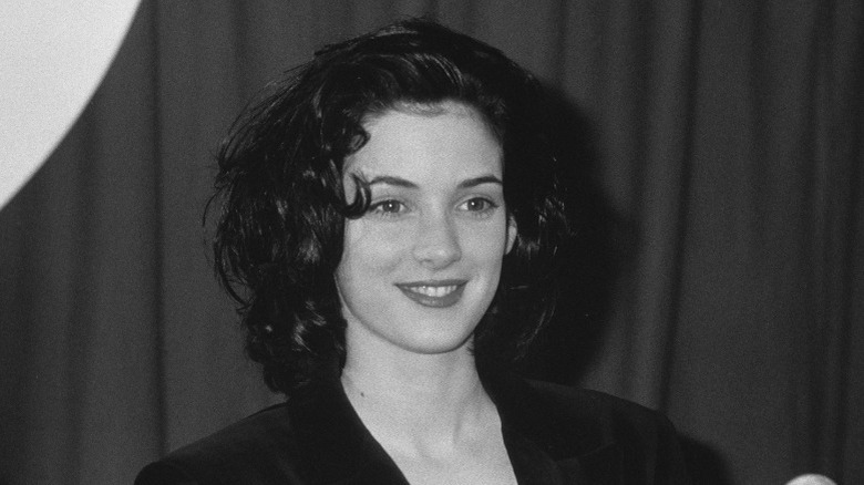 Winona Ryder smiling