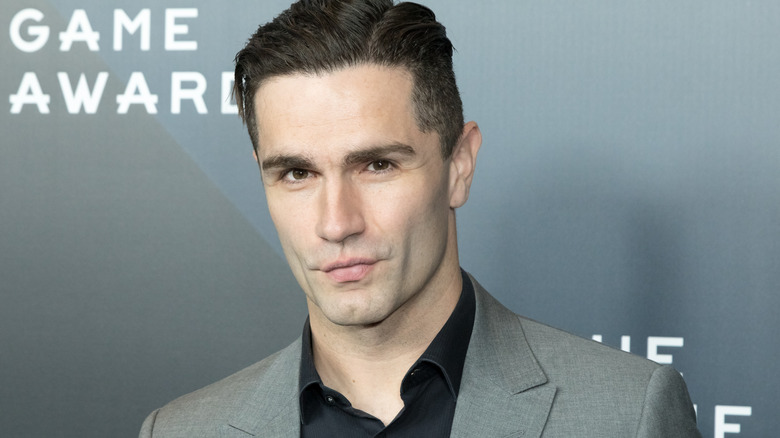 Sam Witwer purses lips