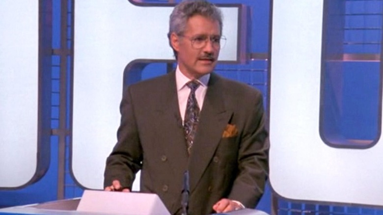 Alex Trebek in Jeopardy