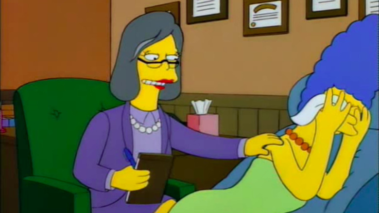 Zweig consoling Marge Simpson