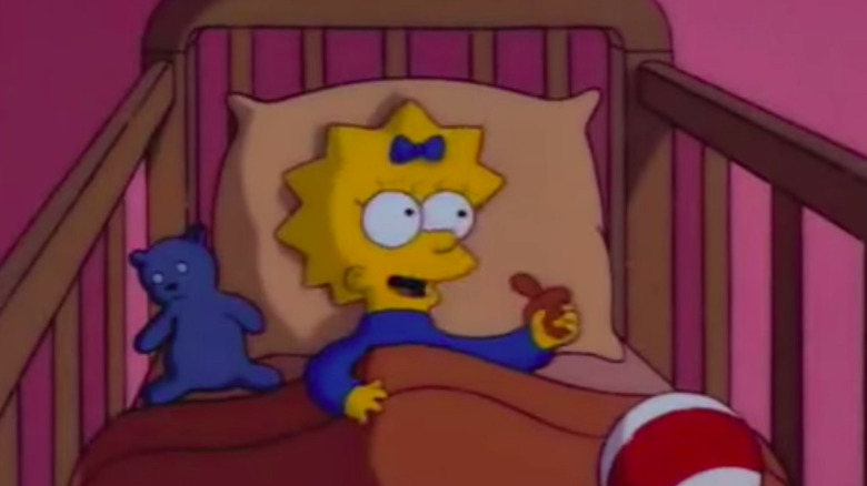 Maggie Simpson's first word