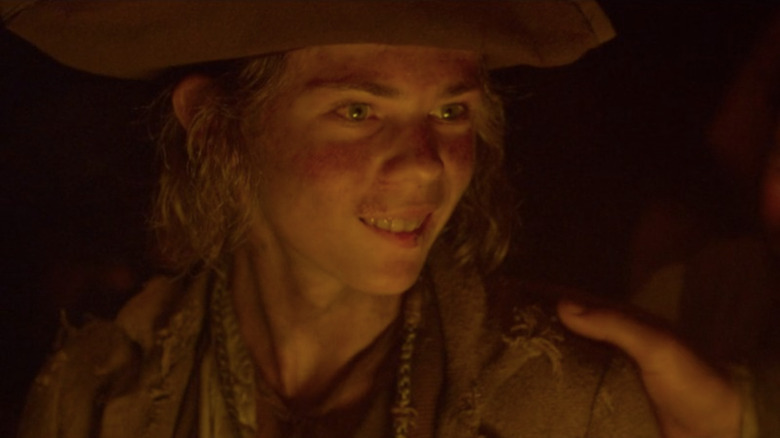 Robbie Kay as smiling pirate