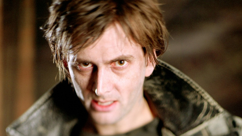 David Tennant stares menacingly