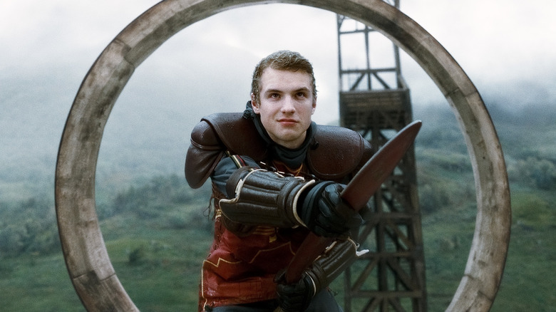 Freddie Stroma playing keeper