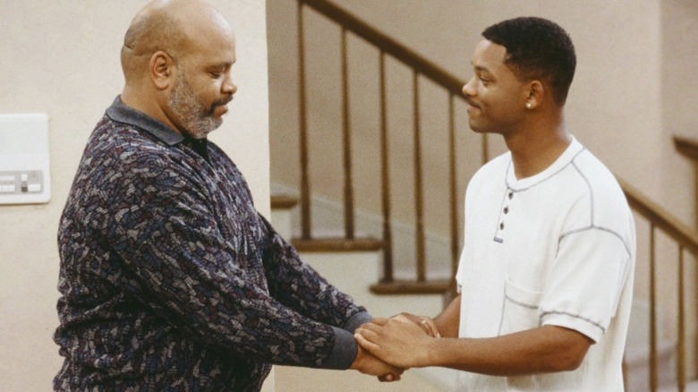 Uncle Phil and Will embrace