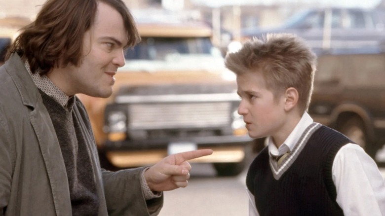 Kevin Clark with Jack Black