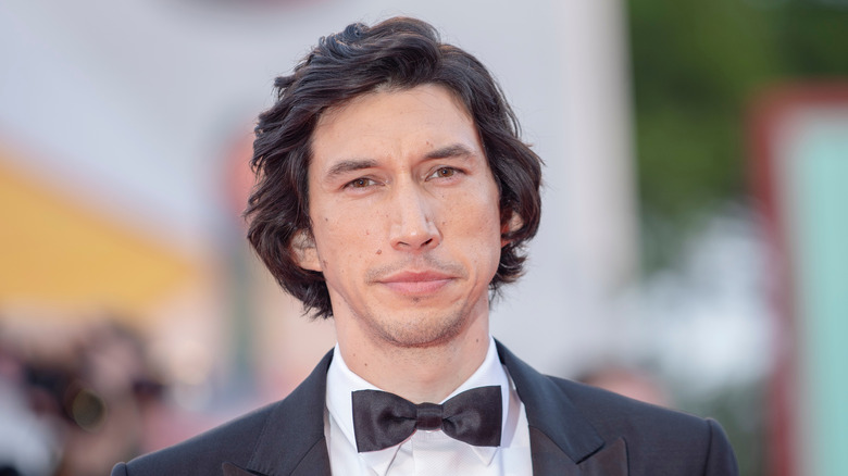 Adam Driver wearing tuxedo