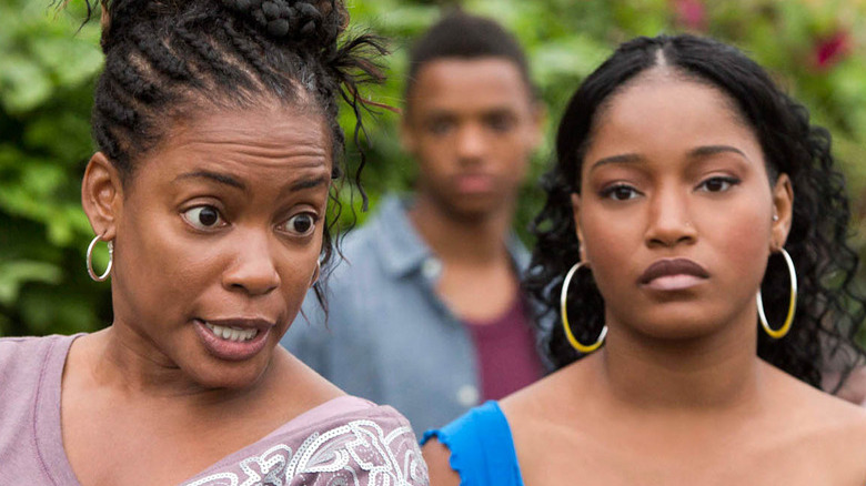 Aunjanue Ellis stands beside Keke Palmer