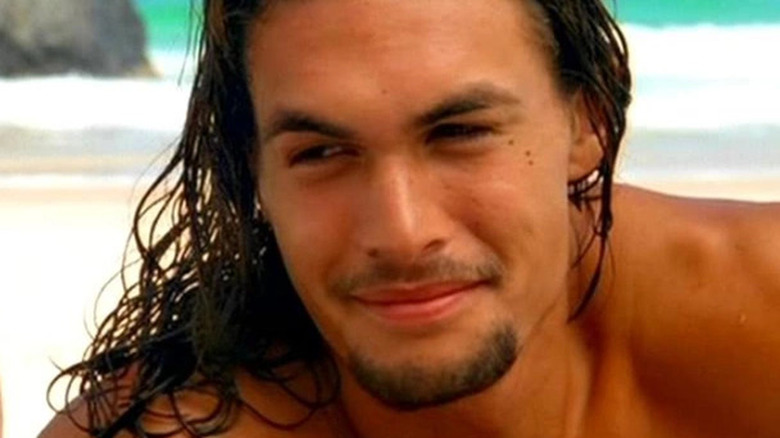 Jason Momoa smiles