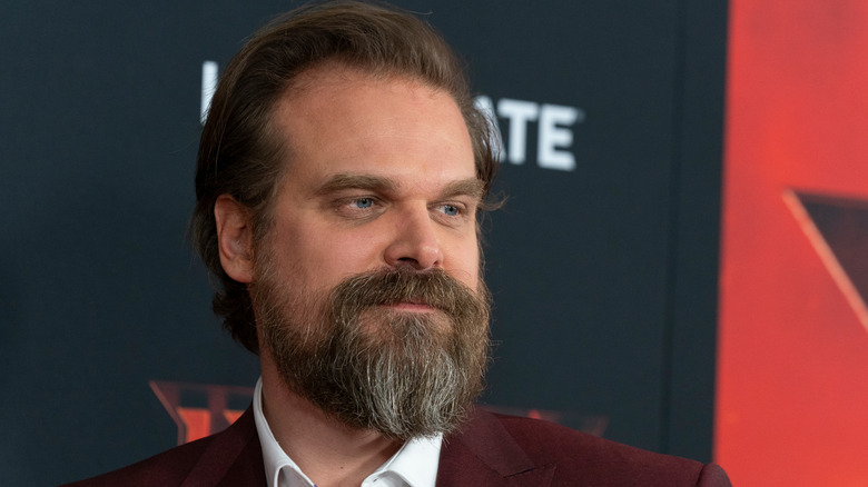 David Harbour looks right