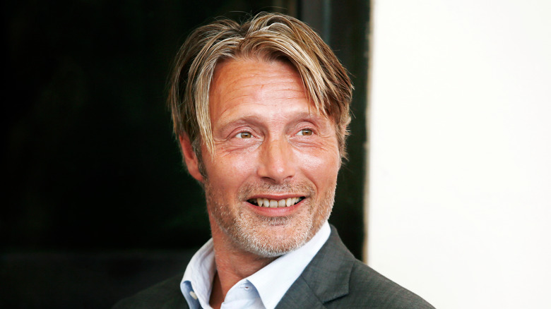 Mads Mikkelsen smiles