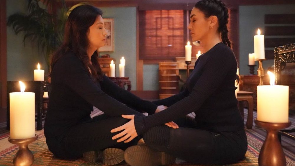 Ming-Na Wen as May and Natalia Cordova-Buckley as Yo-Yo on Marvel's Agents of S.H.I.E.L.D.