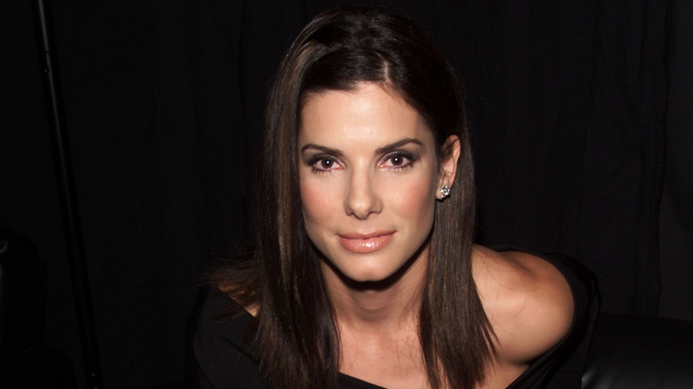 Sandra Bullock poses at an event