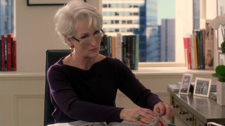 Miranda Priestly in glasses